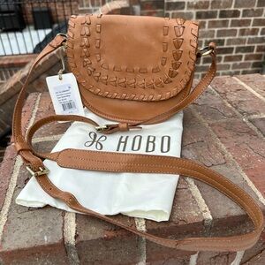 HOBO Tan Leather Crossbody Bag NWT